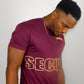 Hollow Tee - Burgundy - Secure Cultures