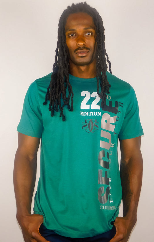 22nd Edition Tee- Teal - Secure Cultures