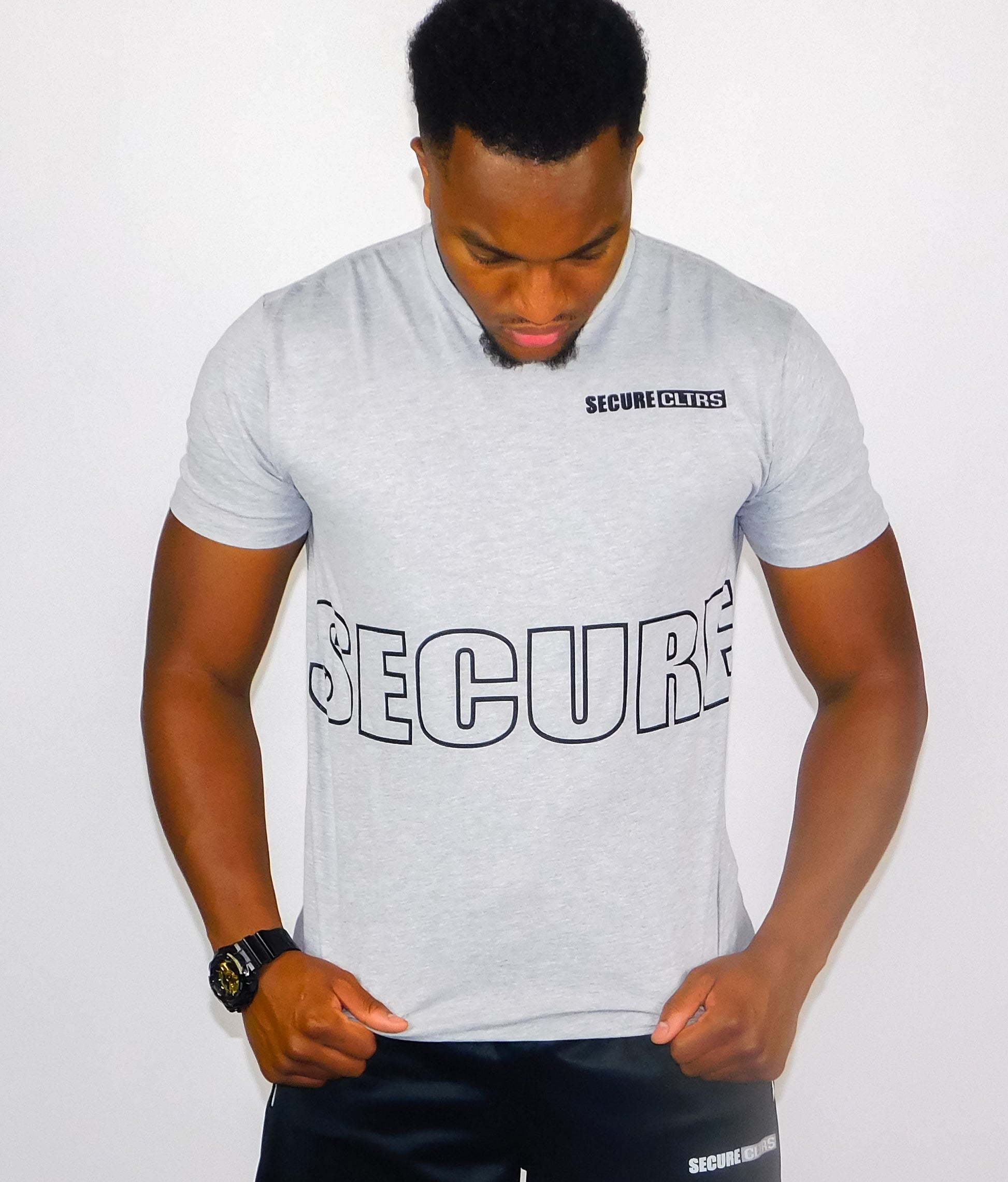 Hollow Tee - Heather Gray - Secure Cultures